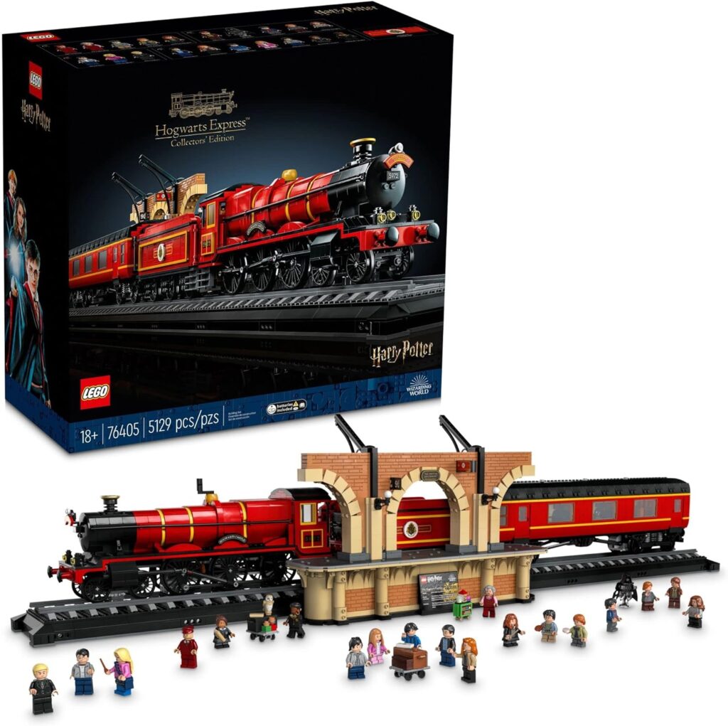 4. LEGO Harry Potter Hogwarts Express Model Steam Train Set