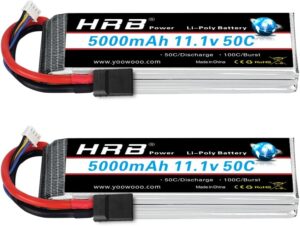 7. HRB 3S 5000mAh 11.1V Lipo Battery for RC Car