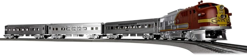 8. Lionel Santa Fe Super Chief Model Train Set