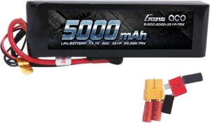9. Gens ace 5000mAh 11.1V 3S LiPo Battery for RC Car