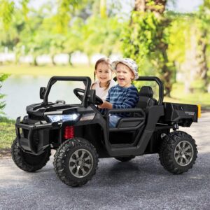 5. OLAKIDS 2 Seater Ride On Car with Remote Control