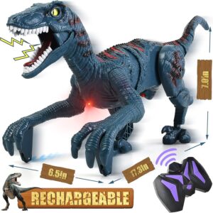 6. Jurassic Velociraptor Remote Control Dinosaur Toy