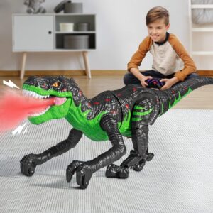 7. TEMI Large Remote Control Bionic Dinosaur Toy