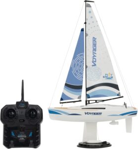 1. Voyager 280 2.4GHz RC Motor Powered Sailboat