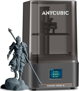 3. ANYCUBIC Photon Mono 4 Resin 3D Printer