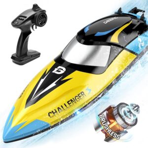 3. DEERC Brushless RC Boat